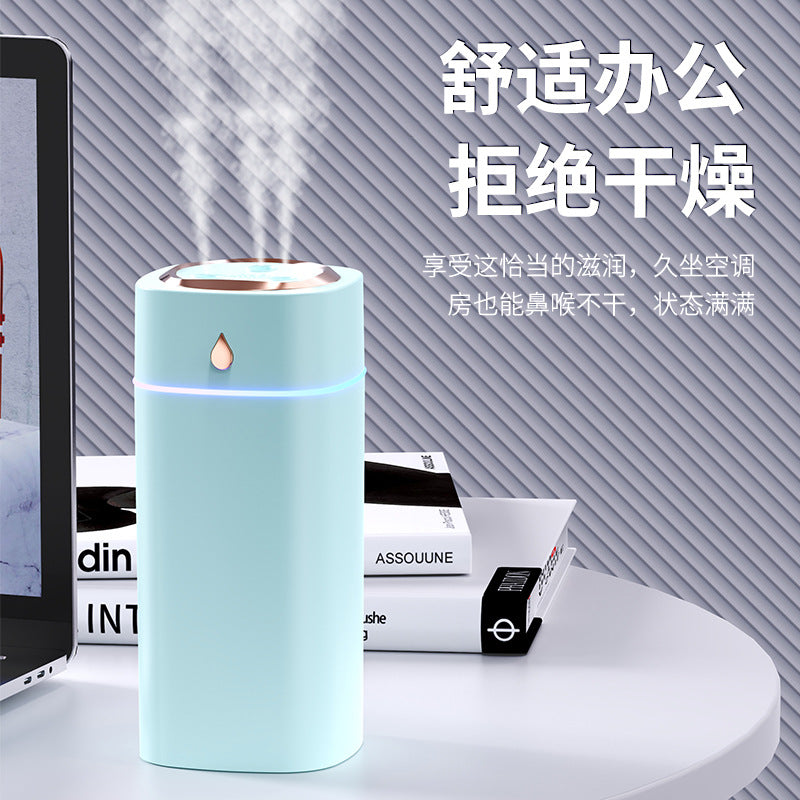 New arrival air humidifier silent for home bedroom office desktop humidifier large fog volume three nozzles large fog volume
