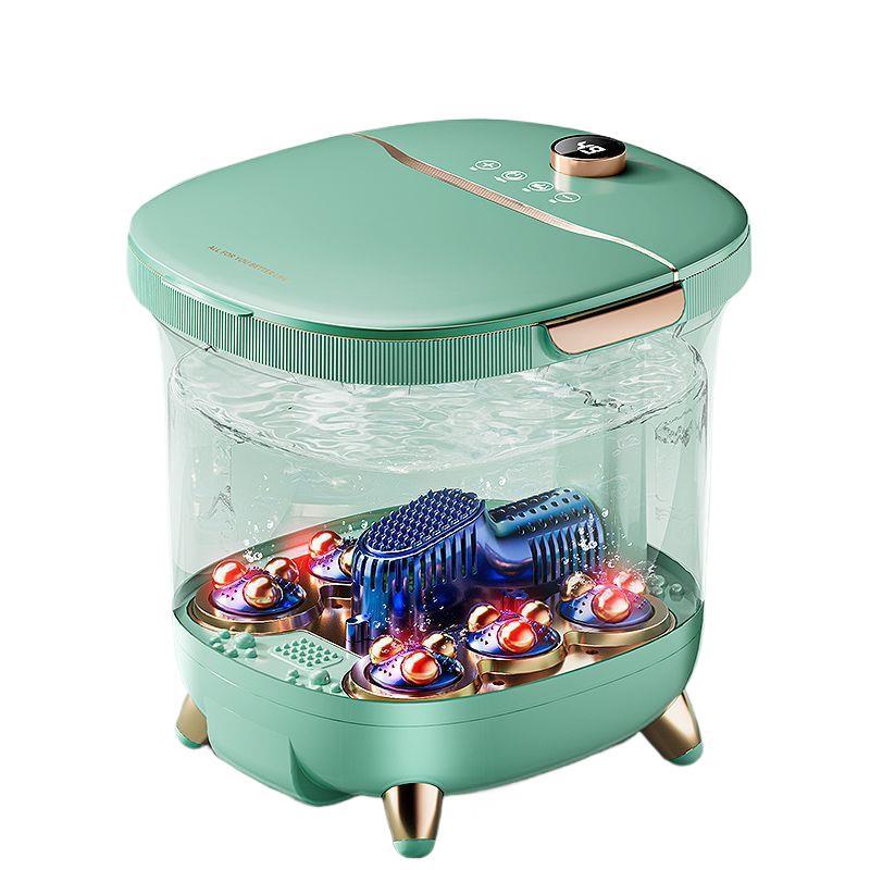 Heated foot bath bucket - automatic electric foot spa for home use - thermostatic foot soak with massage function