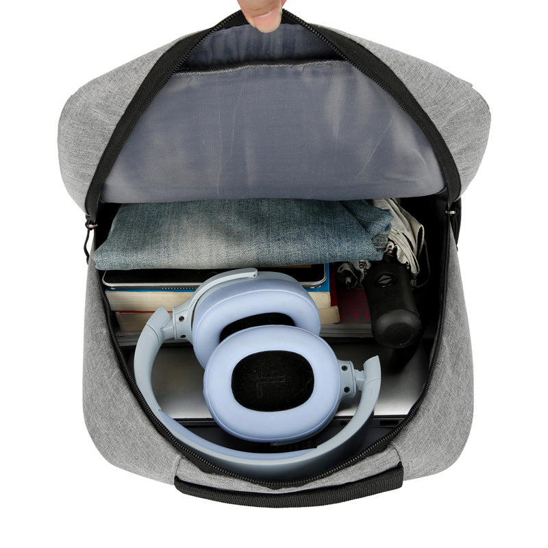 Cross-border casual backpack, simple backpack, notebook business computer bag, multi-functional simple and versatile student schoolbag