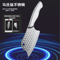 All-steel mini cleaver - women's knife, kitchen multi-tool, household fruit knife, sharp forged fish slicing knife