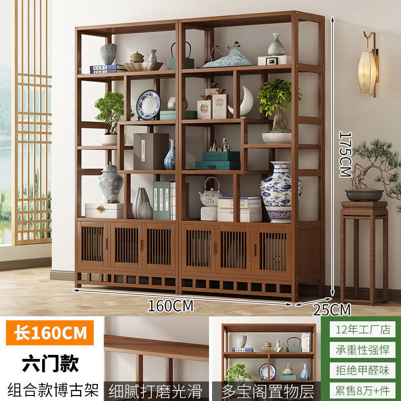 Bogu rack duobao pavilion tea display cabinet free shipping living room new chinoiserie storage rack ancient ornaments cabinet bookshelf storage rack