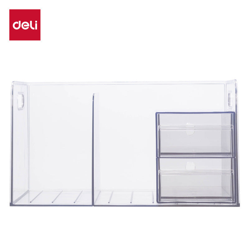 Deli PK110 Multifunctional Bookstand Multifunctional Desktop Bookstand Book Storage Desk File Storage Box Drawer