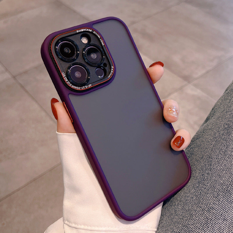 New skin-feeling matte suitable for apple 17 mobile phone case iphone14 leica metal lens ring 16 all-inclusive sheath