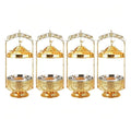 Luxury stainless steel gold buffet warming tableware, hotel restaurant commercial buffet stove - in stock