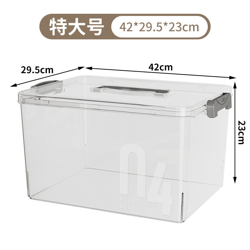 Household storage box Large cosmetics sundries storage box Thickened plastic bed bottom storage box Factory wholesale