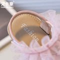 Fancahao shein mesh girls' princess shoes  summer new children's soft sole sandals flat beach shoes