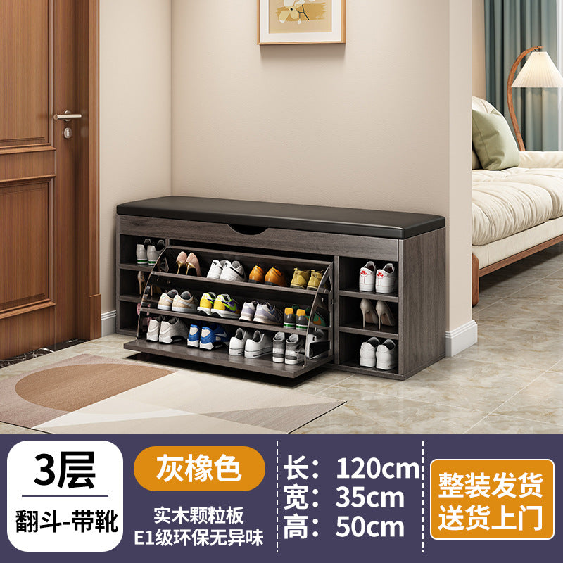 new arrival: bestselling flip-top shoe cabinet - home entryway shoe bench, shoe rack, and stool combo - all-in-one seating & space-saving storage
