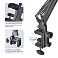 Bedside headboard desktop lazy bracket - phone & tablet arm support - dorm room perfect for live streaming & binge-watching