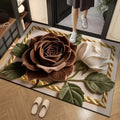 rose diatom mud floor mat bathroom absorbent mat entrance door mat bathroom door quick-drying mat non-slip foot mat