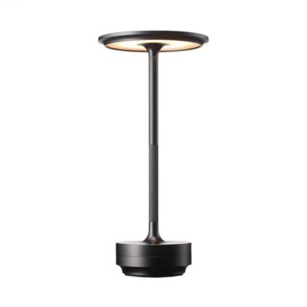 Usb rechargeable table lamp - touch control, retro industrial style, perfect for bars, restaurants, studies, bedrooms, and bedside tables