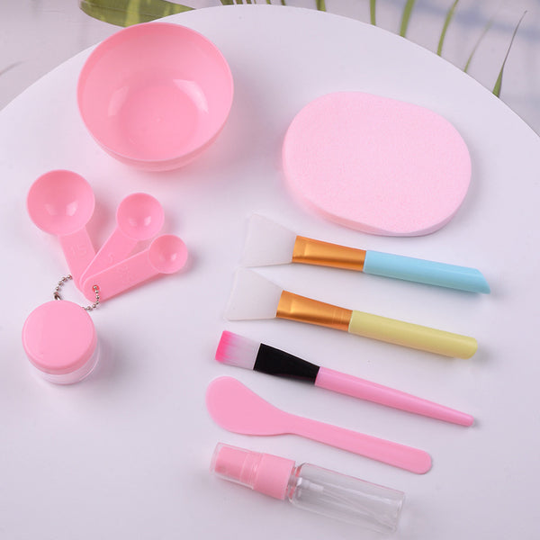 Directly from the manufacturer, mask bowl set 11-piece DIY full set of homemade beauty tools with silicone mask spoon spray bottle