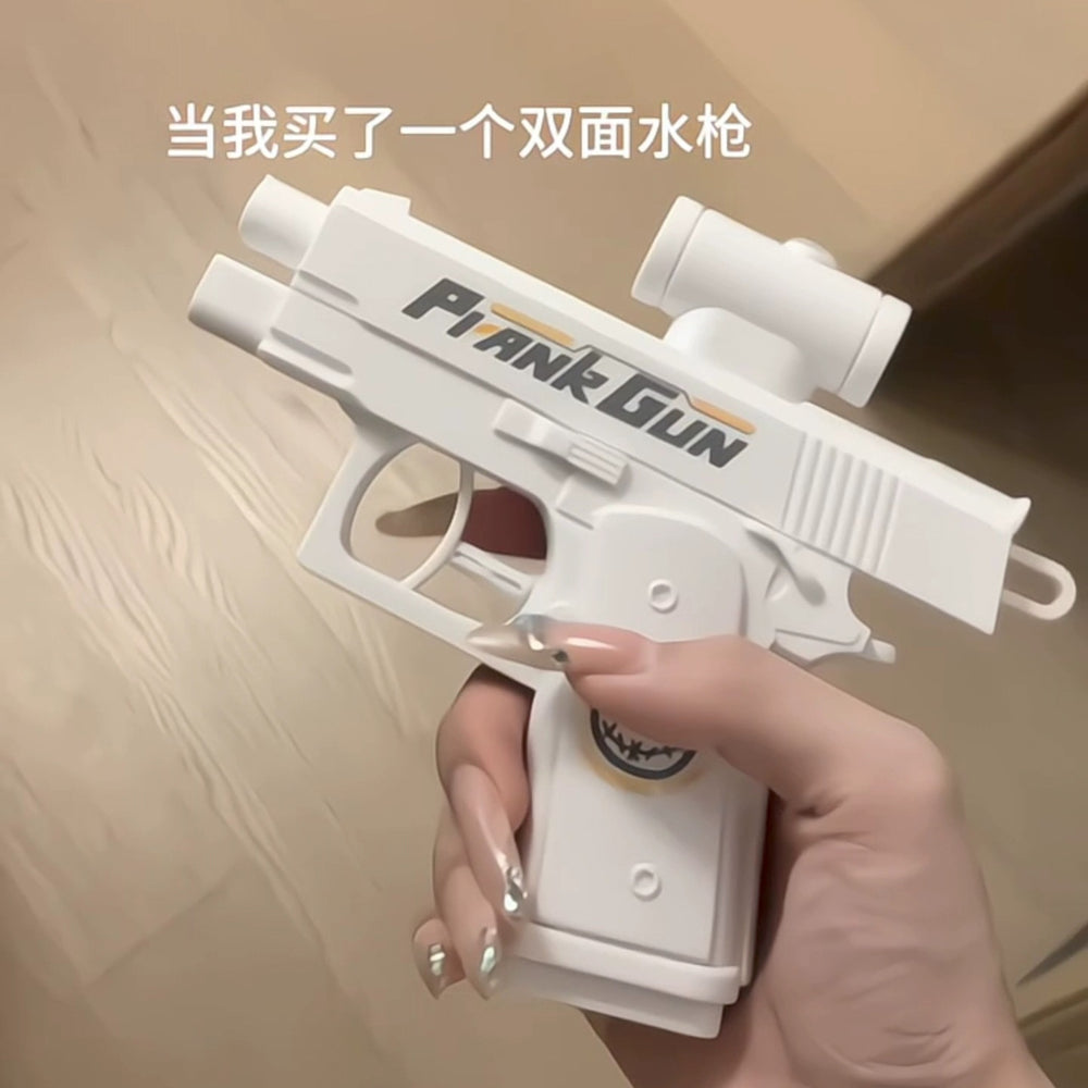 Free shipping viral prank creative double-sided water gun - reverse & two-way water gun battle - hilarious gadget toy