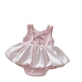 Summer lightweight chic romper dress - baby girl vest dress - newborn bodysuit - outdoor outfit