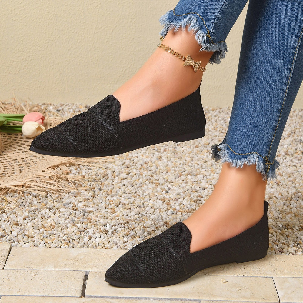 summer new arrival: plus-size women's casual comfort pointed-toe fashion slip-on sandals for wholesale (export)