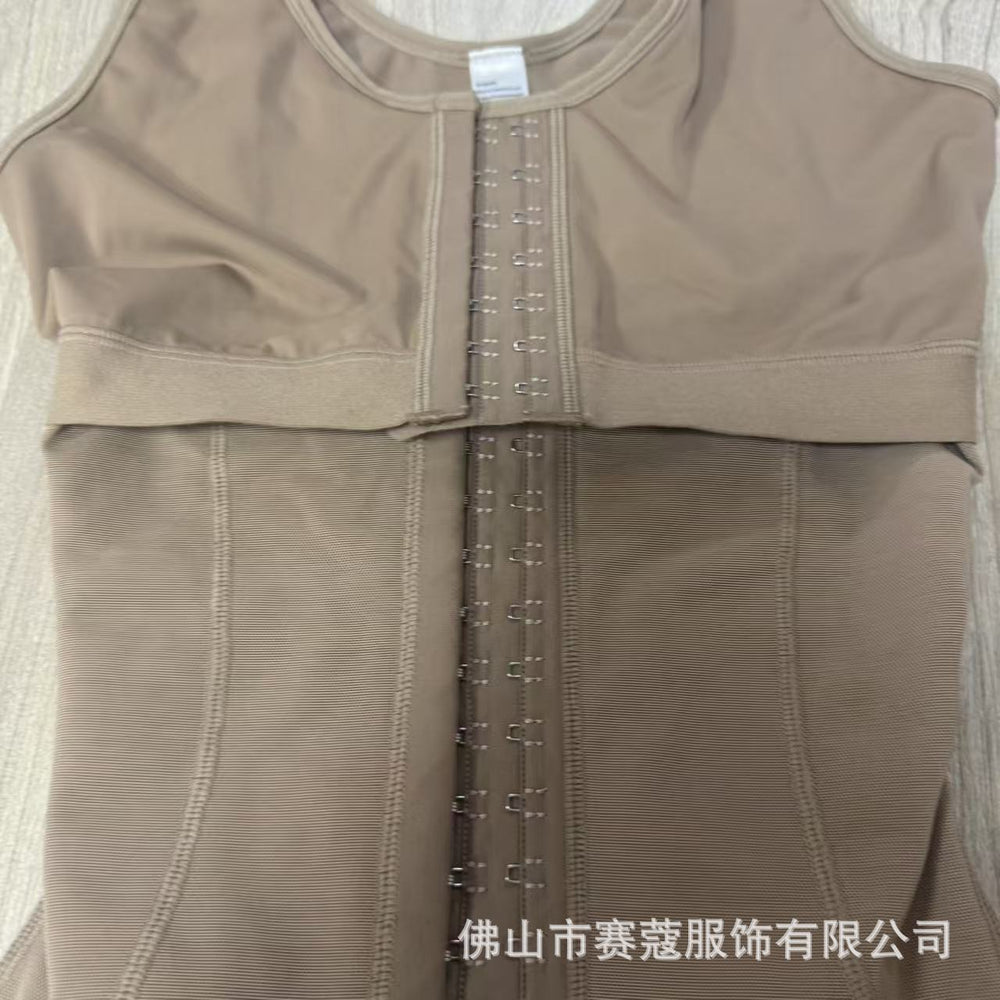 new 25 steel frame latex corset, tummy control, shaping, breast support, buttoned one-piece body shaping top