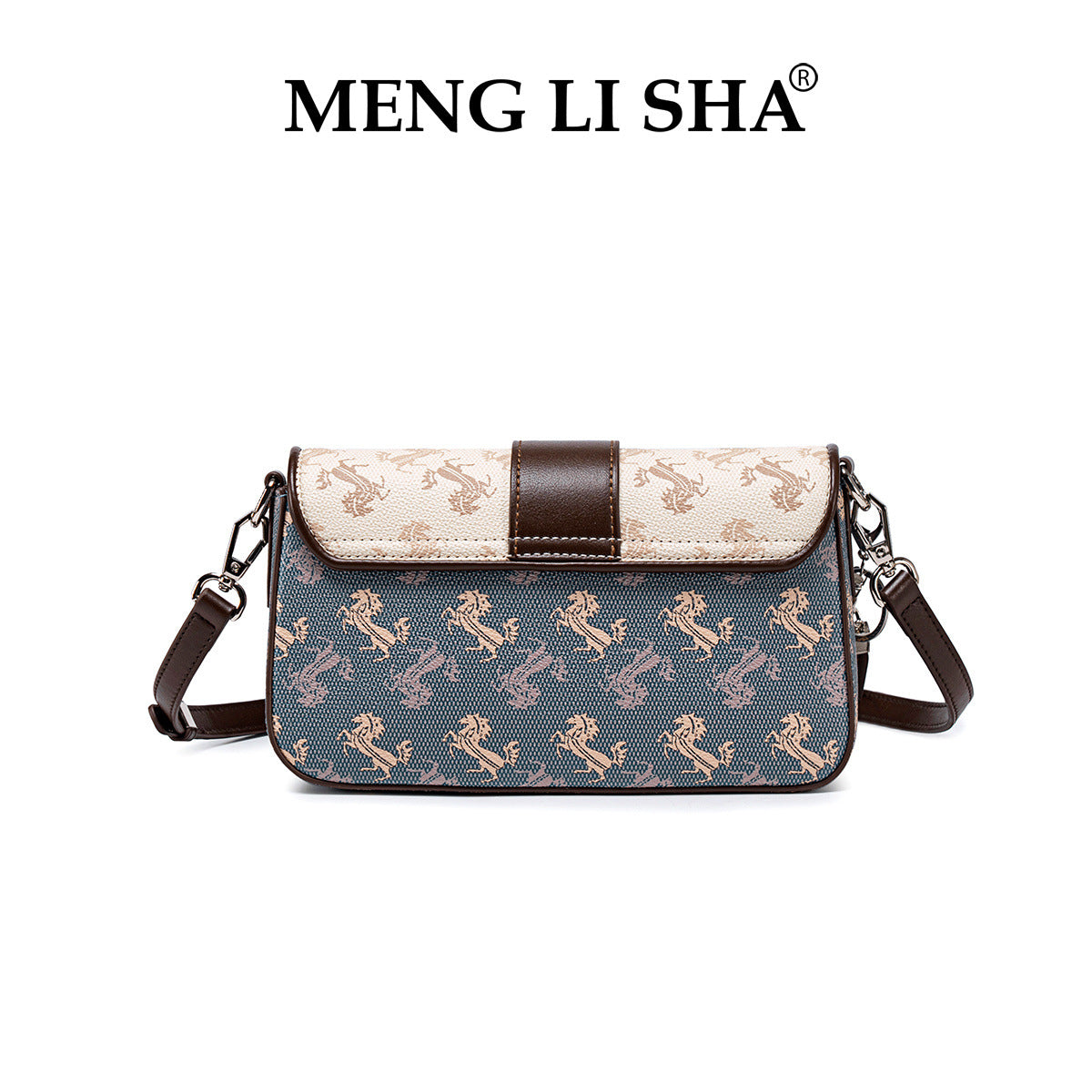 Spring and summer new bag women's high-end small square bag fashionable and simple shoulder messenger bag underarm color matching shoulder bags