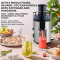 European and american standard 110-220v high-capacity multifunctional juicer - juice and pulp separation, slow juicer, home fruit juicer