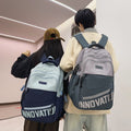 Air cushion back panel backpack - premium casual travel backpack for high school and college students, couples, and university students - thick, durable, and stain-resistant book bag