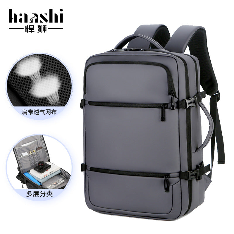 Cross-border men's business backpack, high-end fashion travel backpack, large-capacity waterproof computer bag, backpack.