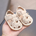 Girls' closed-toe sandals: new summer  collection - soft-soled, hollow-out princess shoes for little girls - trendy baby footwear