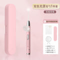 Metal luminous ear spoon ear clip kids rechargeable ear spoon suit baby ear tweezers nose clip ear picking tool