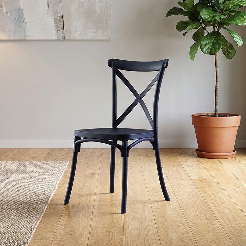 Tiktok hot-selling dining table and chairs - minimalist, high-end dining chairs for home use - pp forked back chairs - casual backrest chairs - chair