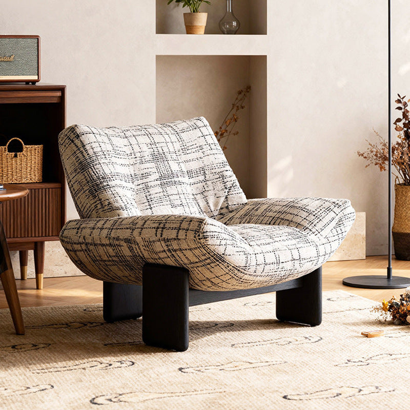 Single sofa chair for home living room balcony casual chair lazy sofa can sleep and lie down modern casual single sofa