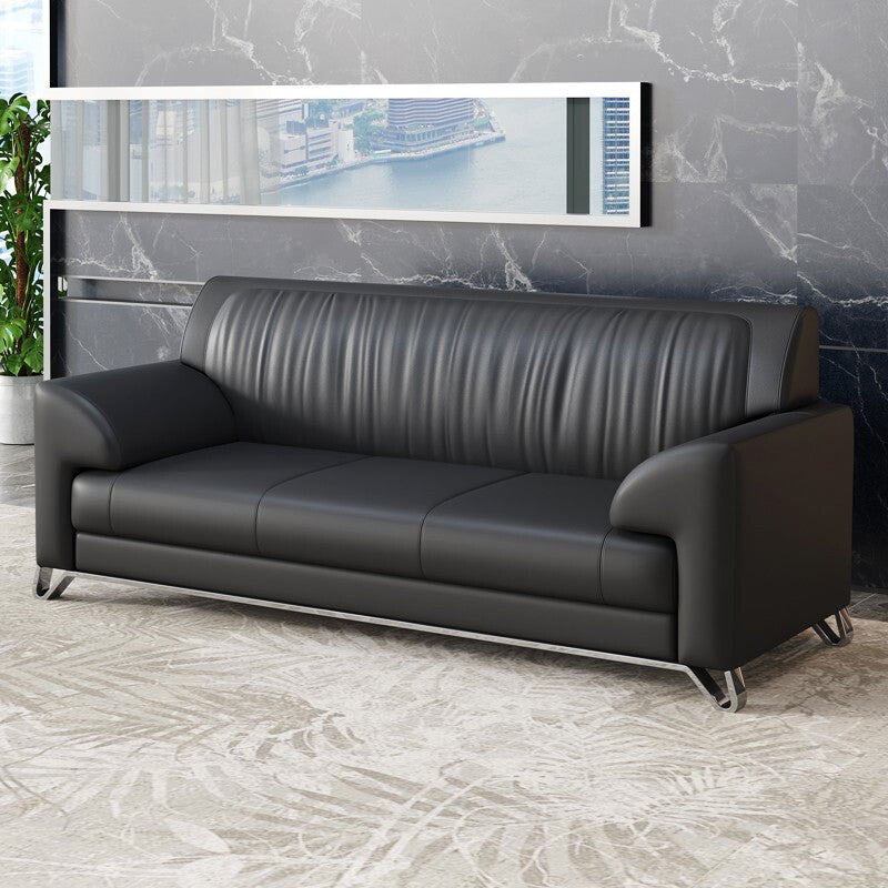 Furniture office sofa coffee table combination reception room business leather office sofa casual