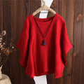 new arrival: women's casual cotton linen oversized t-shirt with drop shoulder and ruffle sleeves - wholesale available for , , and european & american markets