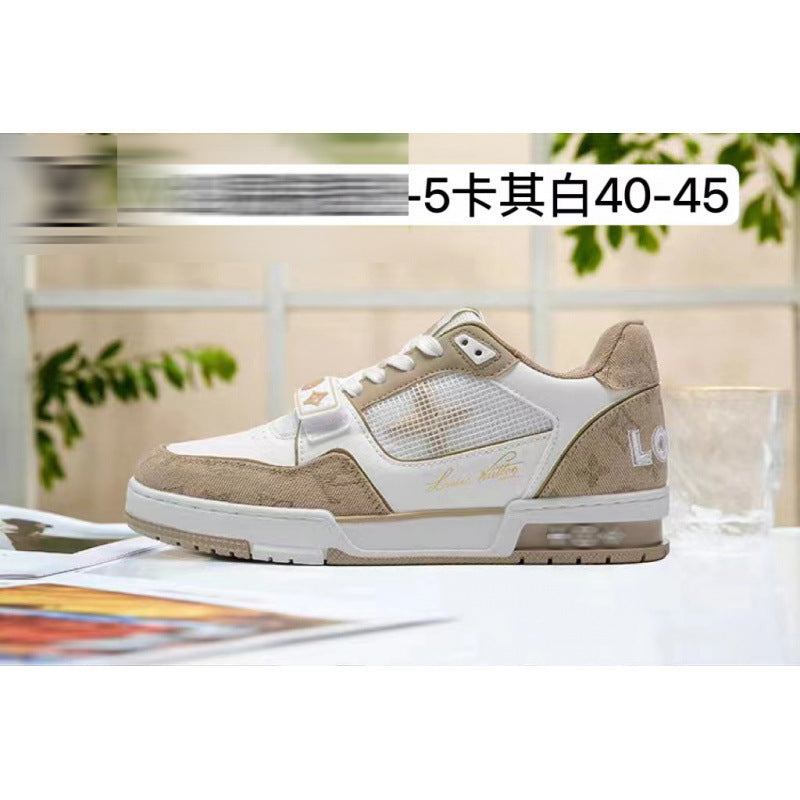 European market men's and women's bread shoes, height-increasing chunky sole dad shoes, fashionable and versatile sneakers, couple's skate shoes