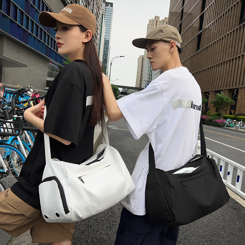 Sports bag Lightweight fitness yoga bag Women's large-capacity shoulder messenger bag Short-distance travel bag Going out luggage Men's bag