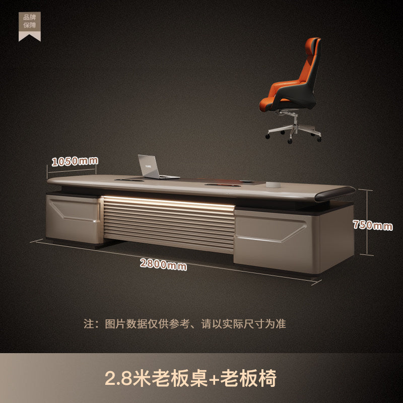 Saint li accessible luxury boss president manager supervisor desk executive desk casual modern thickened paint office desk chair