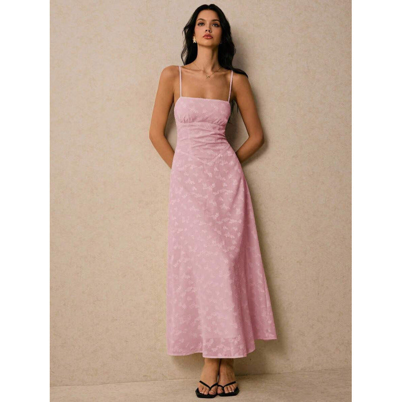 fashionnew arrivalfashionelegant strap elegantcasual vacation long suspender dress