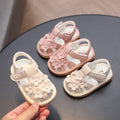 New girls' sandals, infant first walker shoes, korean style 01 baby girl shoes, summer closed-toe shoes, cute princess toddler shoes