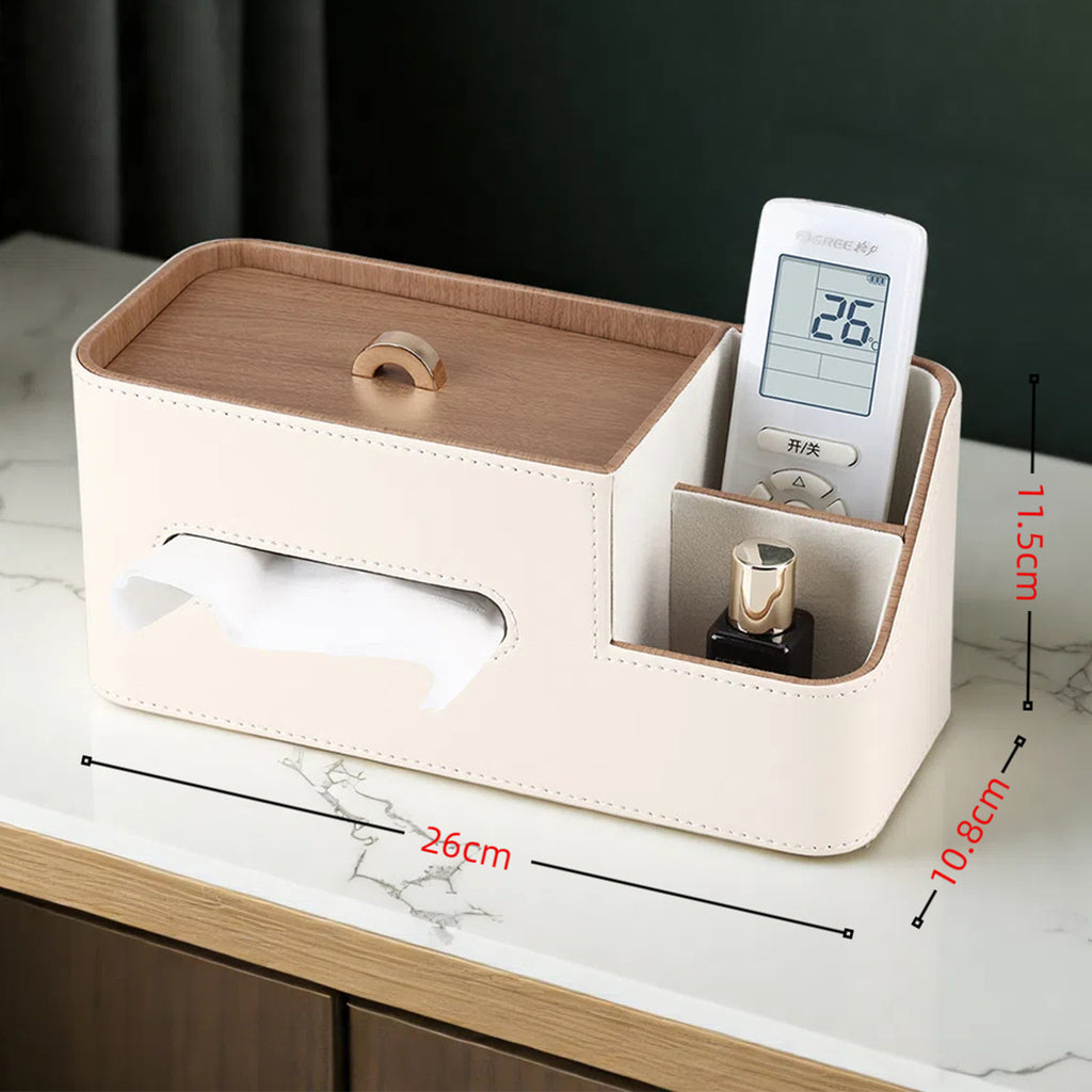 Household carton creative mobile phone holder remote control desktop storage box living room coffee table light luxury high-end tissue box