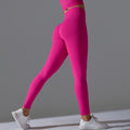 Fashion cross-border seamless pure color peach sweatpants tight running fitness yoga clothes high waist butt lift yoga pants for women