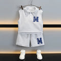 Boys' sleeveless summer outfit set -  new arrival - stylish boys' activewear for toddlers and young children - wholesale summer clothing