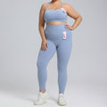 Amazon's new plus size yoga clothes for women lycra classy sense tight sportswear suit lulu same style fitness clothes
