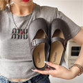 2025new arrival baotou slippers for women summer popular ins lazy western style sweet fairy style one-line sandals for women