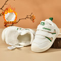 Baby cotton shoes for boys, ages 0-1 to 1-3 years, kids' winter fleece-lined thickened infant shoes, soft sole prewalker shoes for baby girls