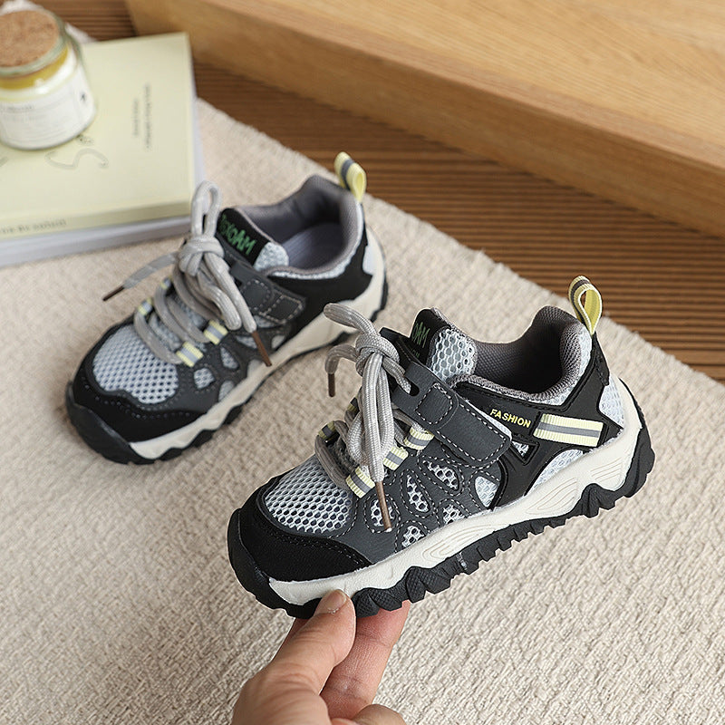 Vancahao boys' athletic shoes -  spring/autumn new collection - lightweight & breathable running shoes for kids, girls' outdoor hiking shoes