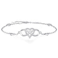 Unlimited love necklace for women - european and american minimalist heart-shaped choker necklace, cross-border direct supply, european and american minimalist style