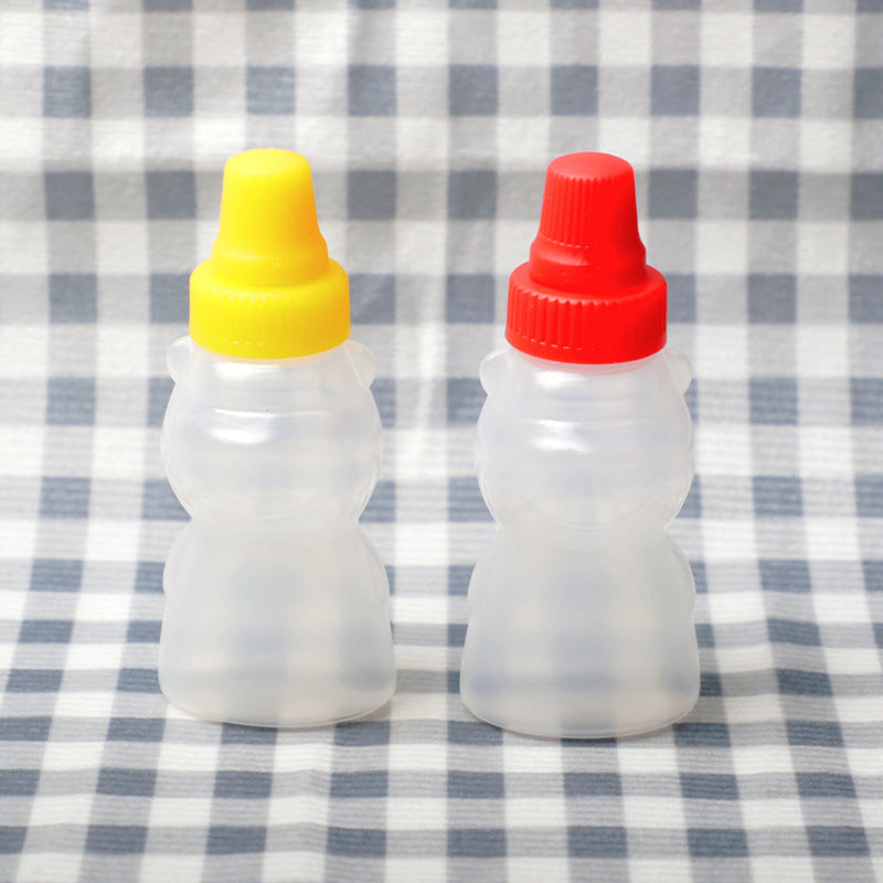 Mini sauce bottle plastic squeeze sauce bottle japanese style squeeze condiment bottle food grade portable soy sauce bottle cross-border