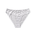 New arrival cross-border plus size women's underwear low waist plaidsexylacesatin light women's briefs