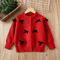 Kids' knit sweater set - new autumn/winter  collection: stylish princess cardigan & tutu skirt two-piece outfit