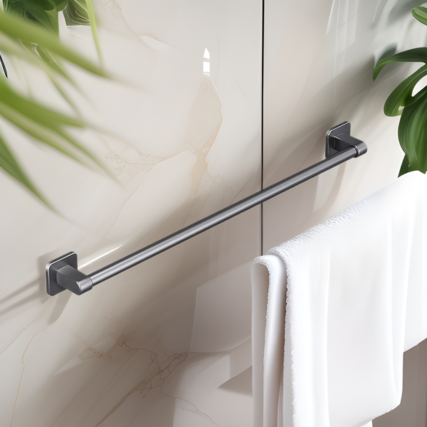 Towel rack No punching wall hanging towel bar Bathroom toilet storage rack Toilet single rod hanger