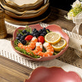 Japanese retro ceramic bowl for home stoneware stylish fruit salad dessert bowl good-looking kiln creative tableware