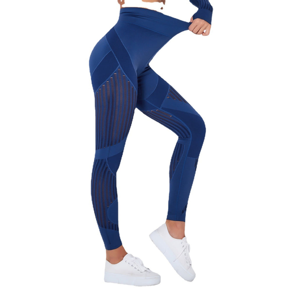 new arrival seamless knitting quick-drying cut out yoga fitness pants high waist butt lift tight sports yoga pants in stock