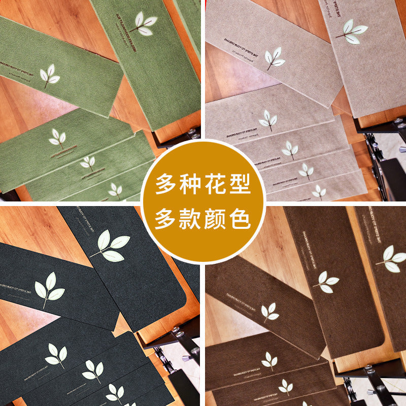 Stair step mat Non-slip mat Household machine washable mat Carpet Glue-free self-adhesive foot pad Solid wood luminous stair mat