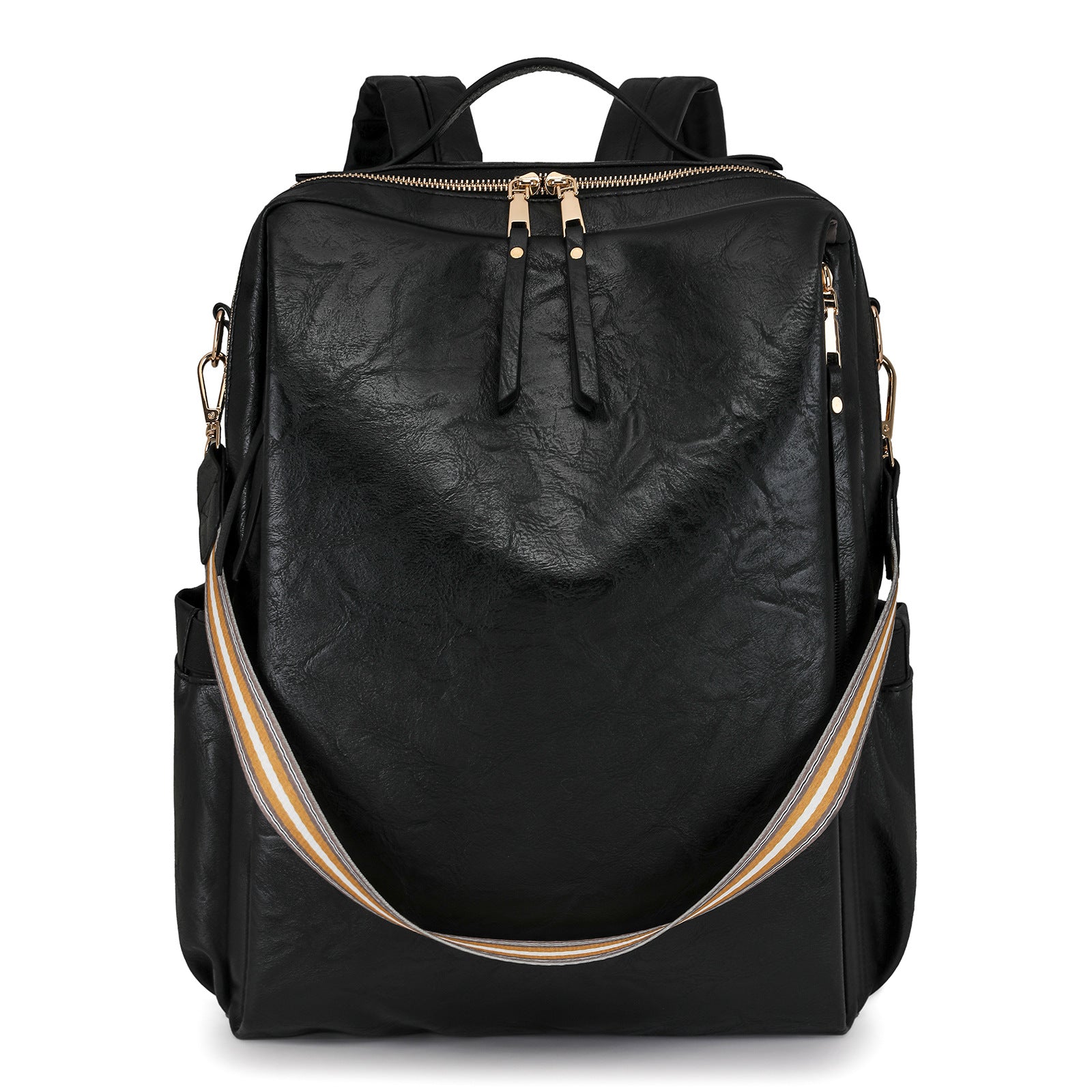 New women's business bag computer bag multi-function backpack PU fashion women's bag travel function backpack